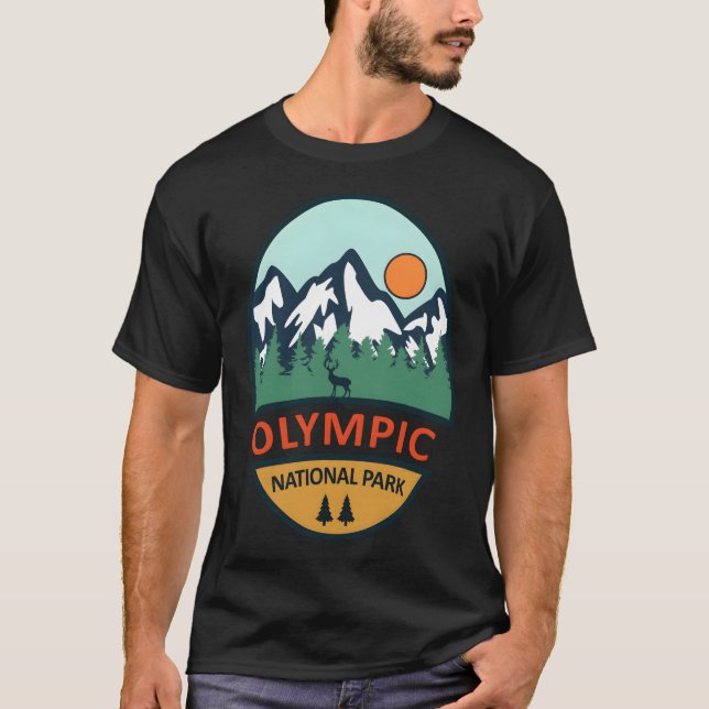 Camiseta Parque nacional Olímpico (Anverso)