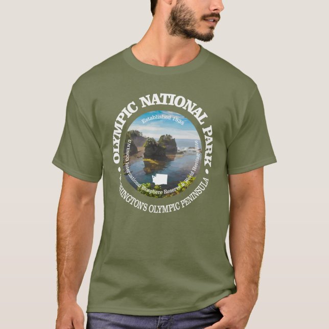 Camiseta Parque nacional Olímpico (Anverso)
