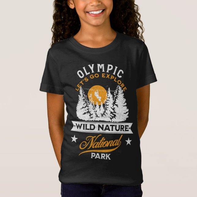 Camiseta Parque nacional Olímpico (Anverso)