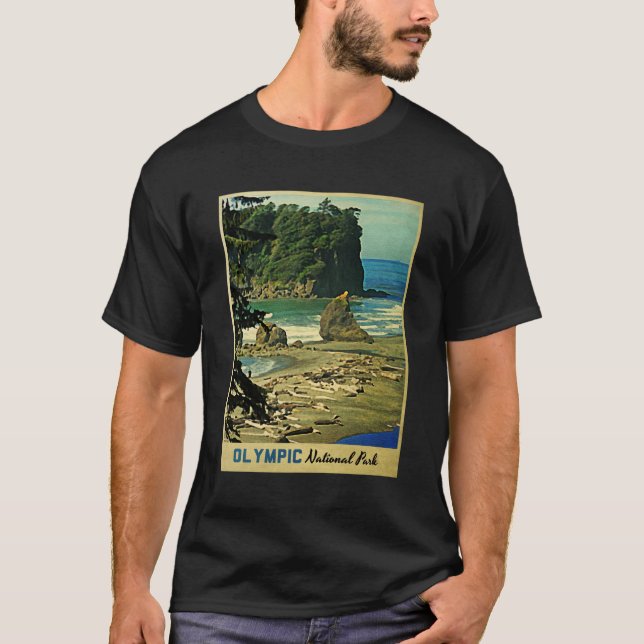 Camiseta Parque nacional Olímpico (Anverso)