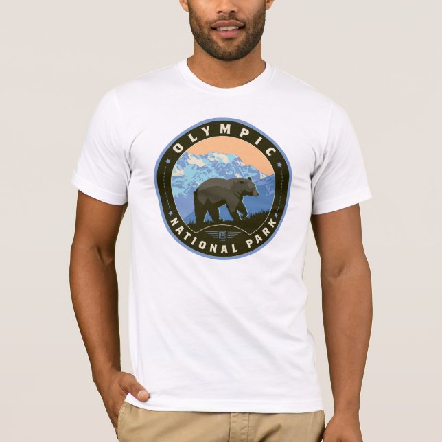 Camiseta Parque nacional Olímpico (Anverso)