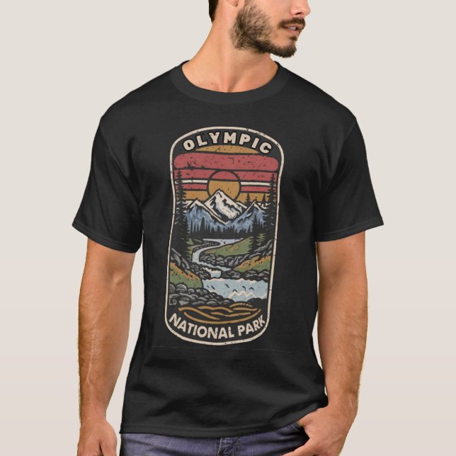 Camiseta Parque nacional Olímpico (Anverso)