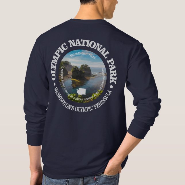 Camiseta Parque nacional Olímpico (Reverso)