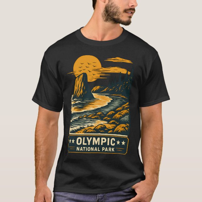 Camiseta Parque Nacional Olímpico (Anverso)