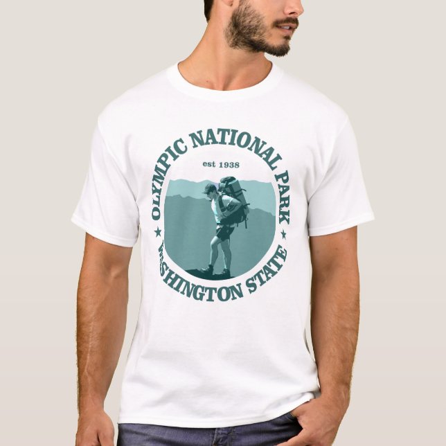 Camiseta Parque nacional Olímpico (Anverso)