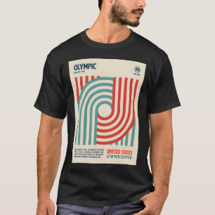 Camiseta Parque nacional olímpico arte de viajes retro