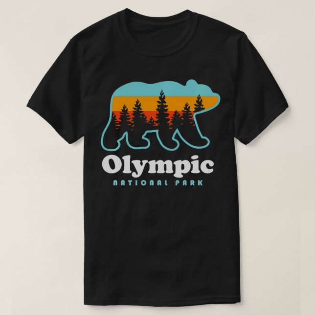 Camiseta Parque nacional Olímpico de Oso (Diseño del anverso)
