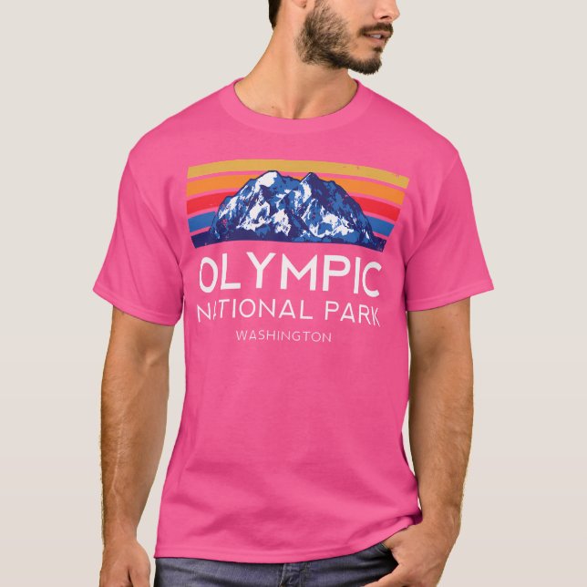 Camiseta Parque nacional olímpico Hip Retro (Anverso)