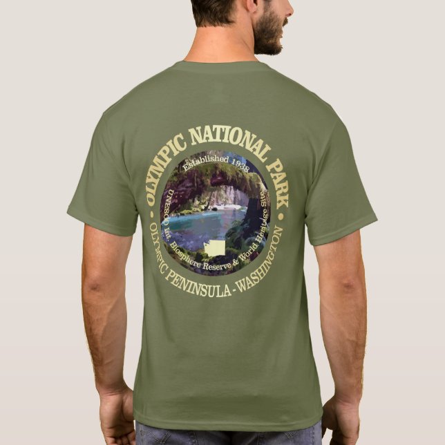 Camiseta Parque Nacional Olímpico (NP2) (Reverso)