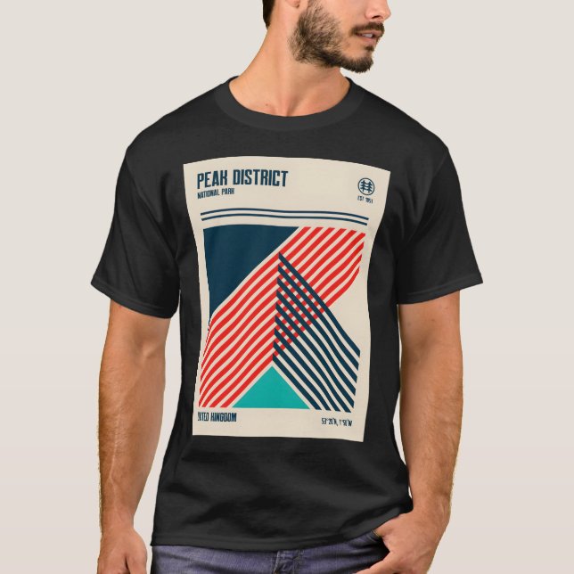 Camiseta Parque nacional Peak District (Anverso)