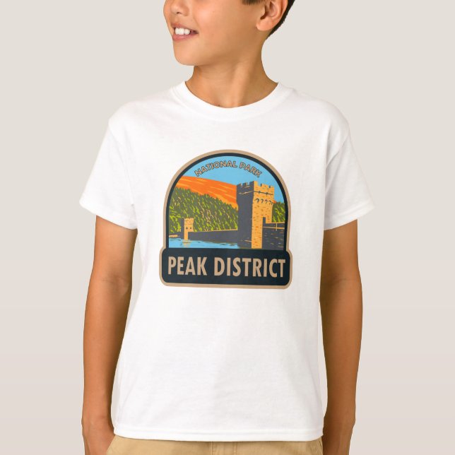 Camiseta Parque nacional Peak District (Anverso)