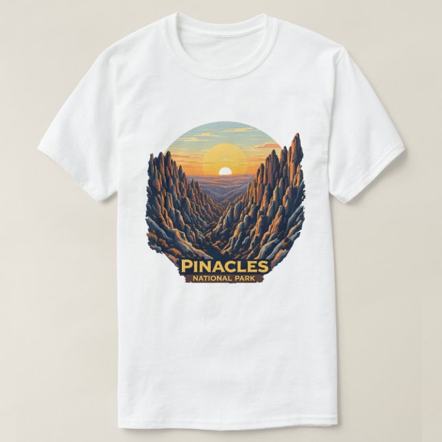 Camiseta Parque nacional Pinnacles - California (Diseño del anverso)