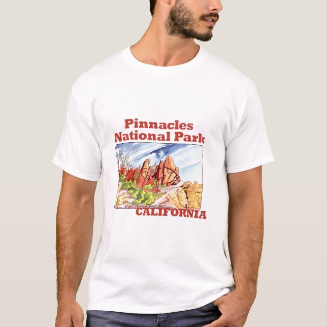 Camiseta Parque Nacional Pinnacles, California (Anverso)