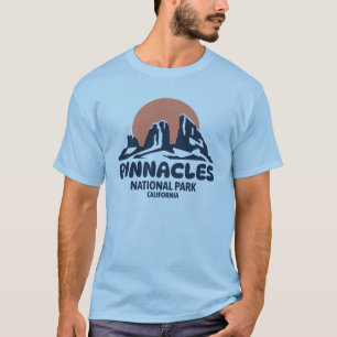 Camiseta Parque nacional Pinnacles California Red Sun Natur