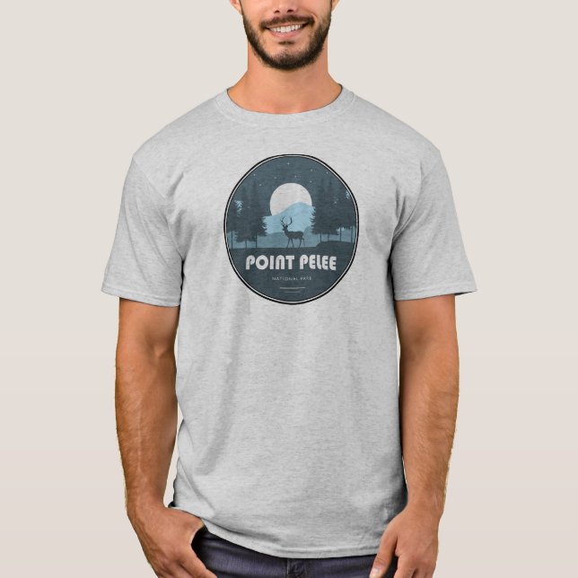 Camiseta Parque nacional Point Pelee Deer (Anverso)