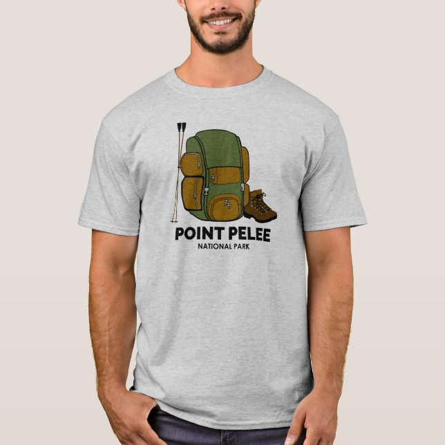 Camiseta Parque nacional Point Pelee Mochila de Ontario Can (Anverso)