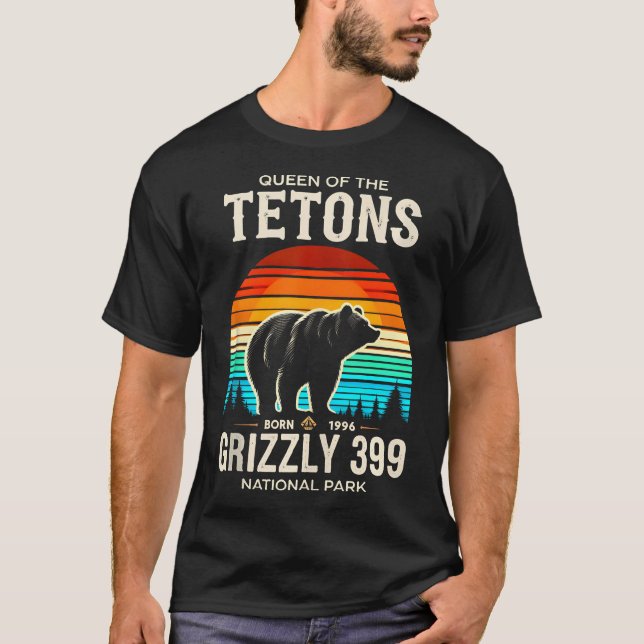 Camiseta Parque Nacional Queen Of The Tetons Grizzly 399 19 (Anverso)