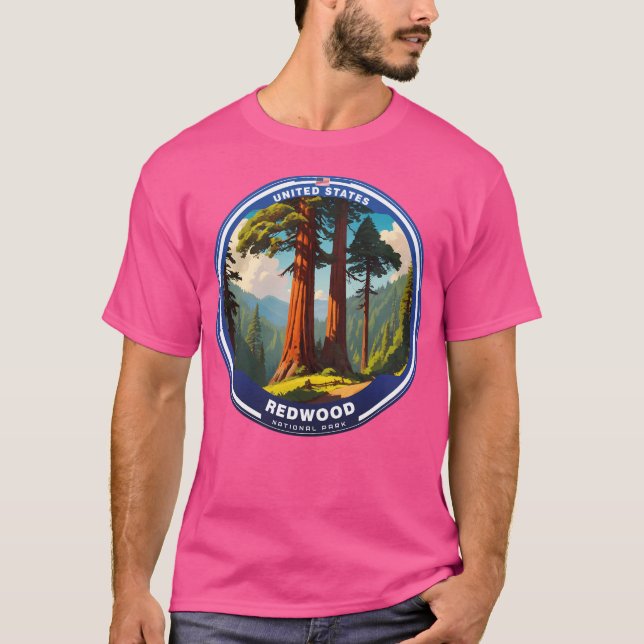 Camiseta Parque Nacional Redwood (Anverso)