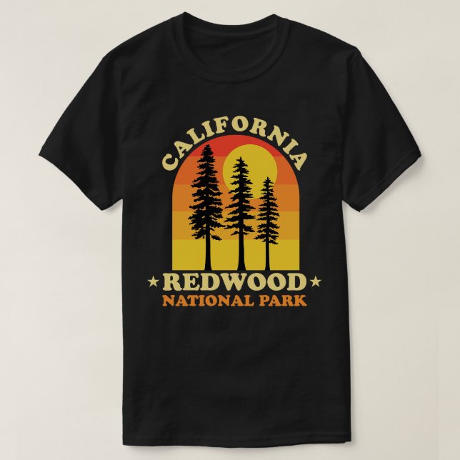 Camiseta Parque nacional Redwood (Diseño del anverso)