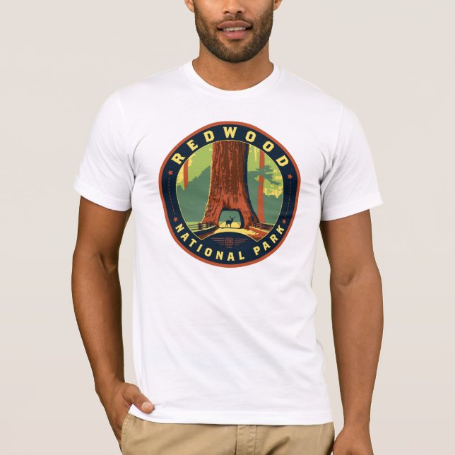 Camiseta Parque nacional Redwood (Anverso)