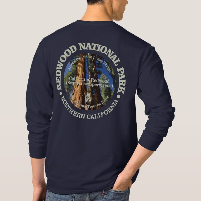 Camiseta Parque nacional Redwood (Reverso)