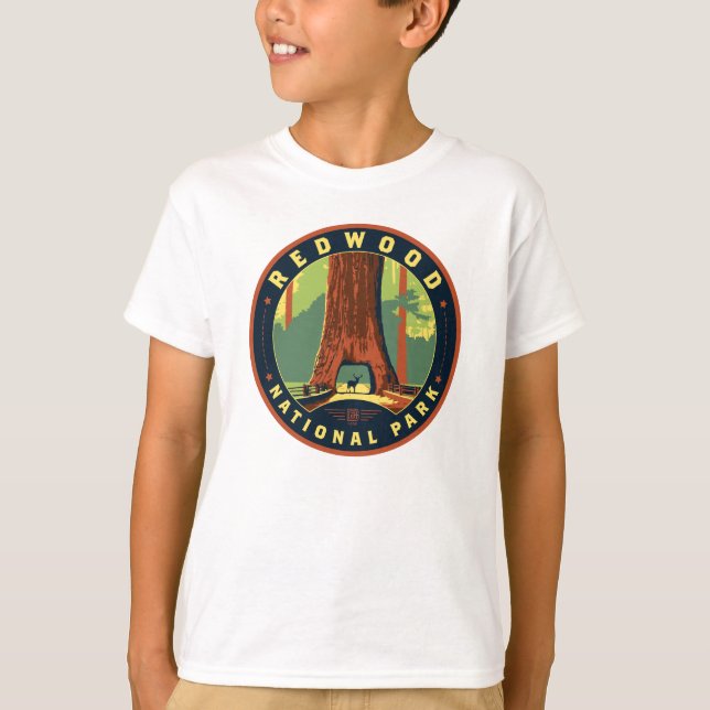 Camiseta Parque nacional Redwood (Anverso)