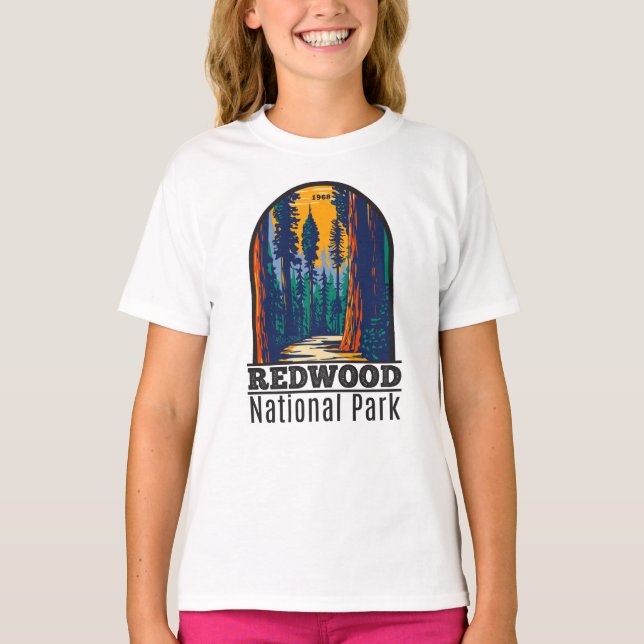 Camiseta Parque nacional Redwood (Anverso)