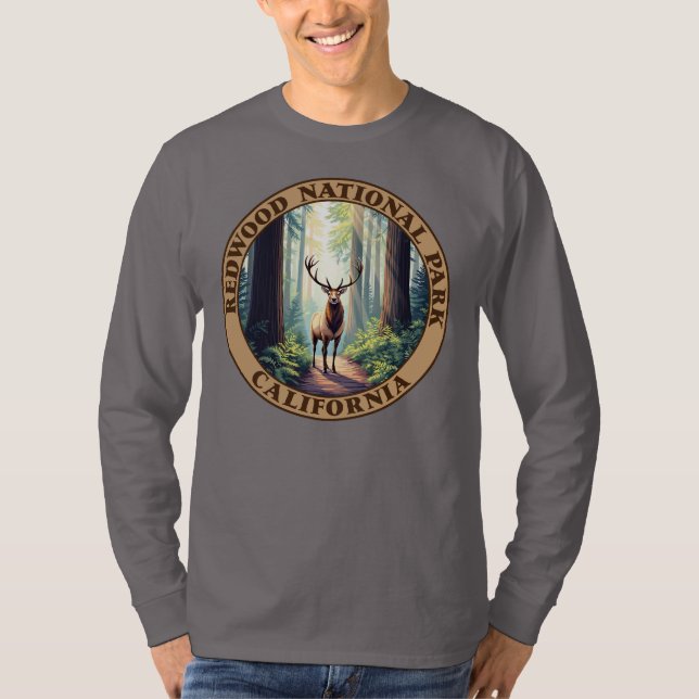 Camiseta Parque nacional Redwood California (Anverso)