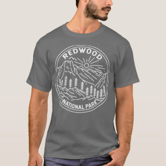 Camiseta Parque nacional Redwood California Monoline