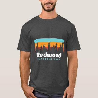 Camiseta Parque nacional Redwood California Retro Vintage