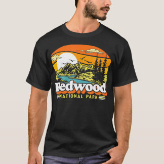Camiseta Parque nacional Redwood Vintage Retro California 8
