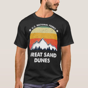 Camiseta Parque nacional Retro Great Sand Dunes