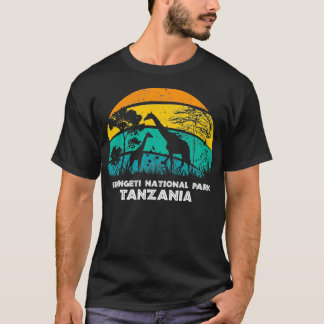 Camiseta Parque nacional Retro Serengeti 1
