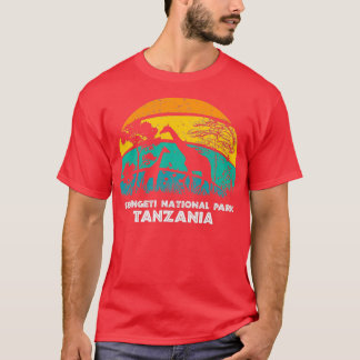 Camiseta Parque nacional Retro Serengeti 3