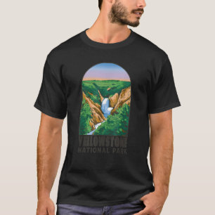 Camiseta Parque nacional Retro Yellowstone US Vintage Yello