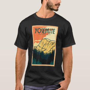 Camiseta Parque nacional Retro Yosemite California 1