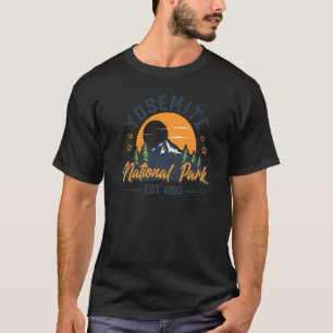 Camiseta Parque Nacional Retro Yosemite de Vintage Est 1890