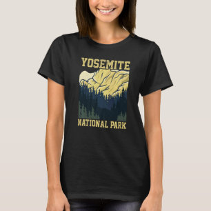 Camiseta Parque Nacional Retro Yosemite US Vintage Californ