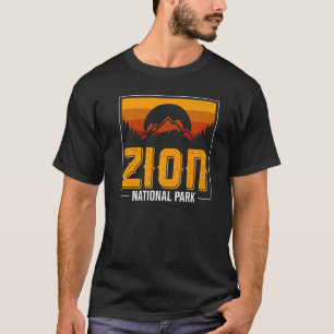 Camiseta Parque nacional Retro Zion US Vintage Utah Adventu