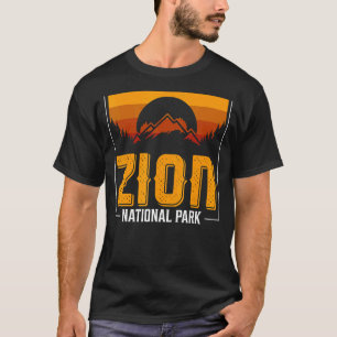 Camiseta Parque nacional Retro Zion US Vintage Utah Adventu