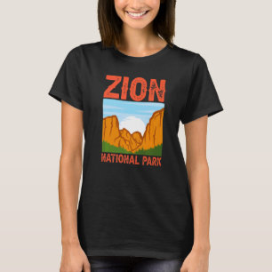 Camiseta Parque nacional Retro Zion US Vintage Utah Adventu