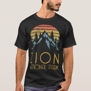 Camiseta Parque nacional Retro Zion Utah