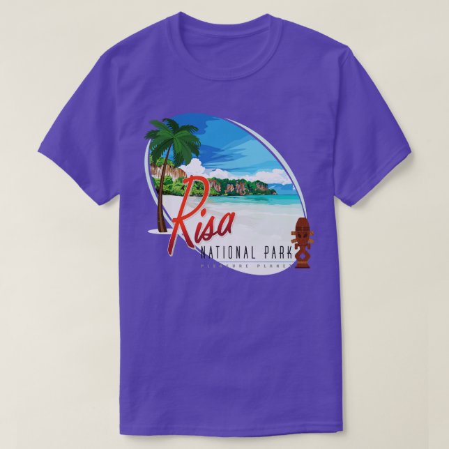 Camiseta Parque nacional Risa (Diseño del anverso)