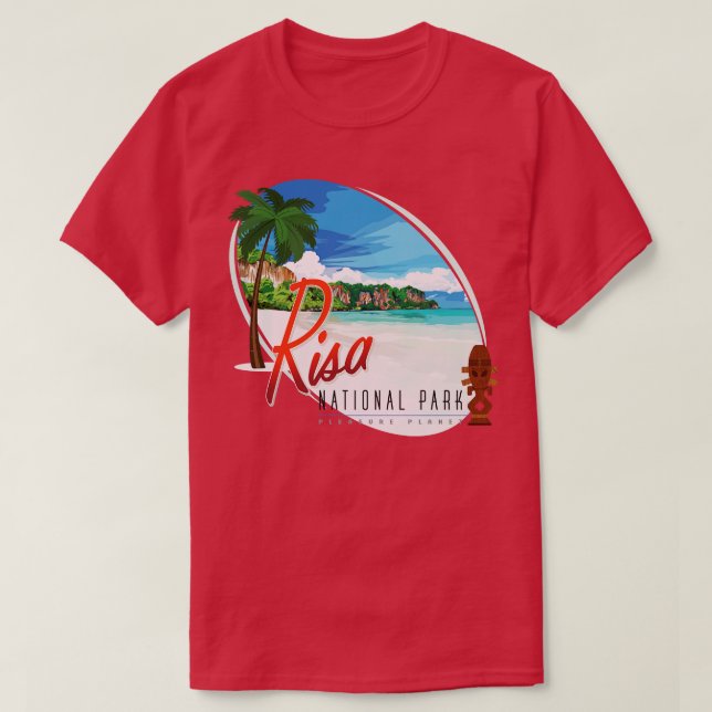 Camiseta Parque nacional Risa (Diseño del anverso)