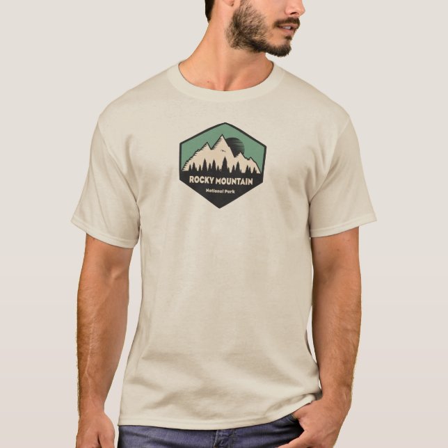 Camiseta Parque Nacional Rocky Mountain (Anverso)
