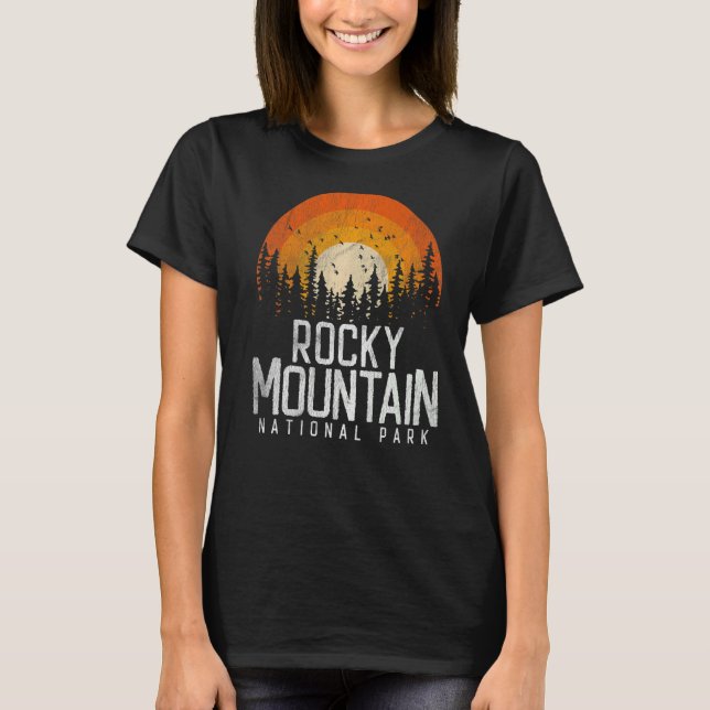 Camiseta Parque nacional Rocky Mountain (Anverso)