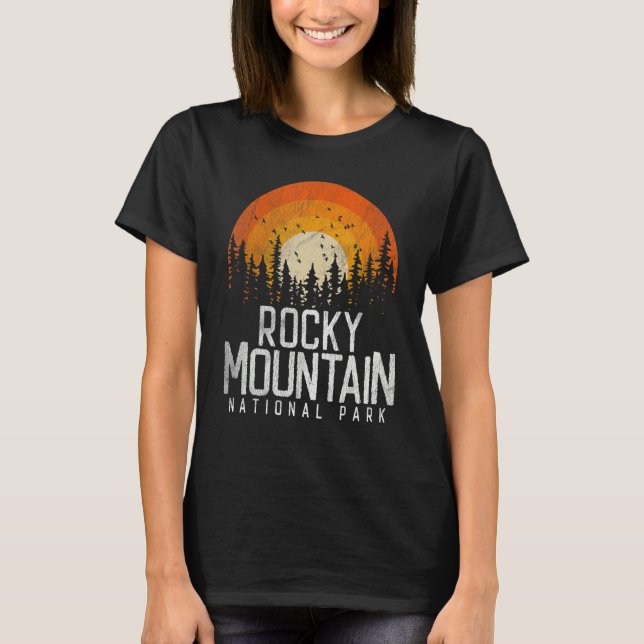 Camiseta Parque nacional Rocky Mountain (Anverso)