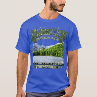 Camiseta Parque nacional Rocky Mountain Colorado
