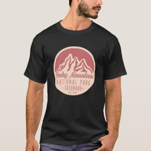 Camiseta Parque nacional Rocky Mountain Colorado