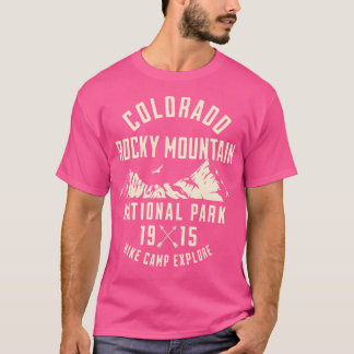 Camiseta Parque nacional Rocky Mountain Colorado Nature Hik